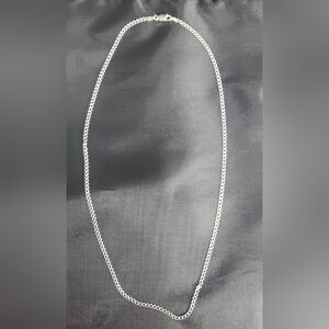 Elegant Silver Chain Necklace